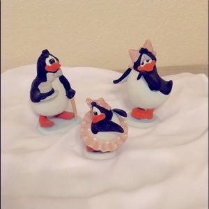 EUC 3 Penguins, Porcelain, Bone China